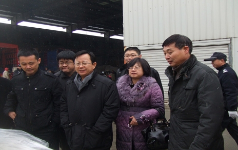 2011年1月,国度商务部市场建设司辅导一行光临市场视察领导
