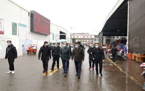 市发改委、经开区管委会等上级有关部门辅导带队查抄市场保供工作