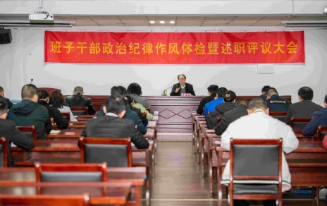 强化责任、提振心灵，振奋进取、迈出新步！ ---班子干部政治纪律风格检视暨述职评议情况