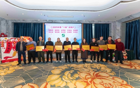 公司隆沉召开2025年度“十强?十佳”经营户赞美大会